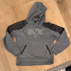 Nike Elite Kids Gray Hoodie